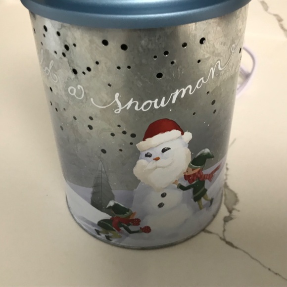 Snowman Metal Night Light Christmas Decor ‘Let’s Build A Snowman’ - Picture 7 of 8